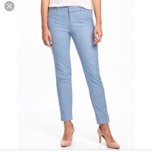 Chambray Pixie Ankle Pants-NWT